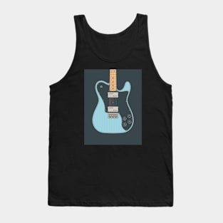 Daphne Blue Deluxe Telly Guitar Tank Top